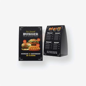 Custom Table Tents